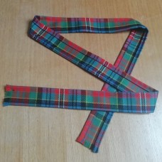 Macpherson Ancient Red Tartan Handfasting Ribbon - Pure New Wool